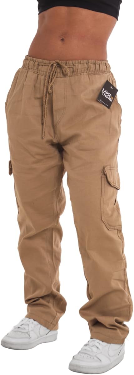 Calças Larga Cargo Bolso Lateral Moda Feminina Street Sk8