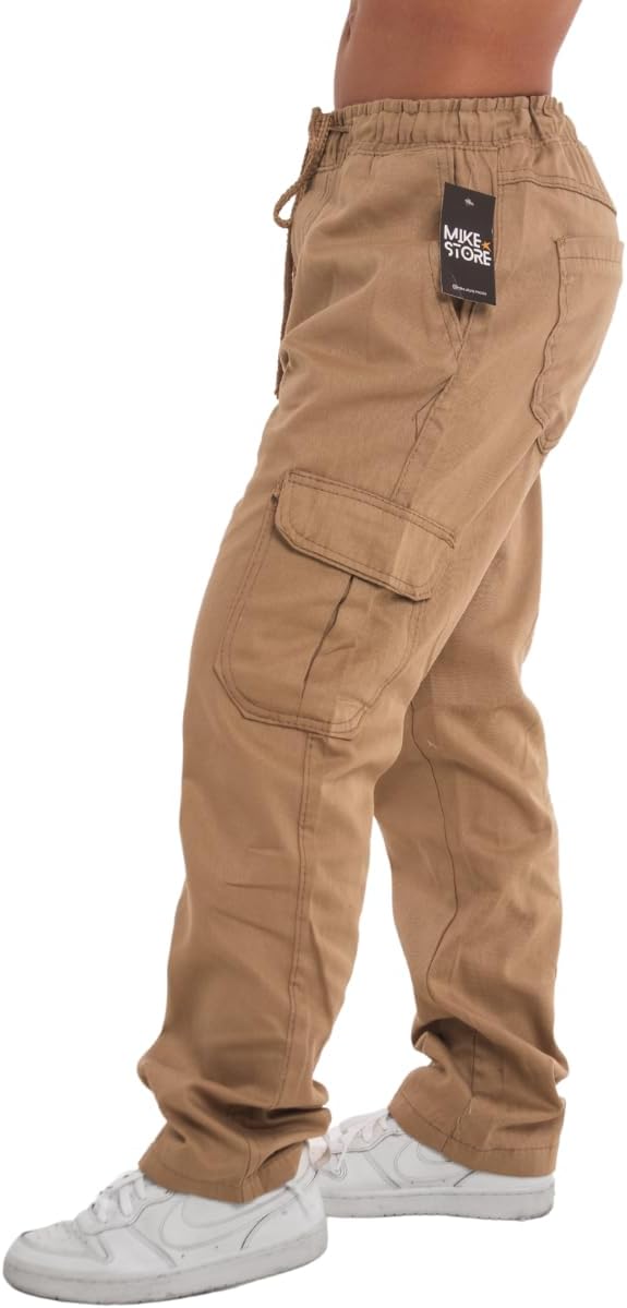 Calças Larga Cargo Bolso Lateral Moda Feminina Street Sk8