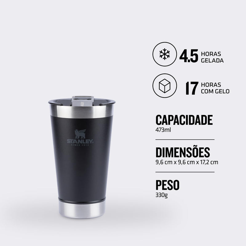 Copo Térmico de Cerveja (com tampa) Stanley | 473ML