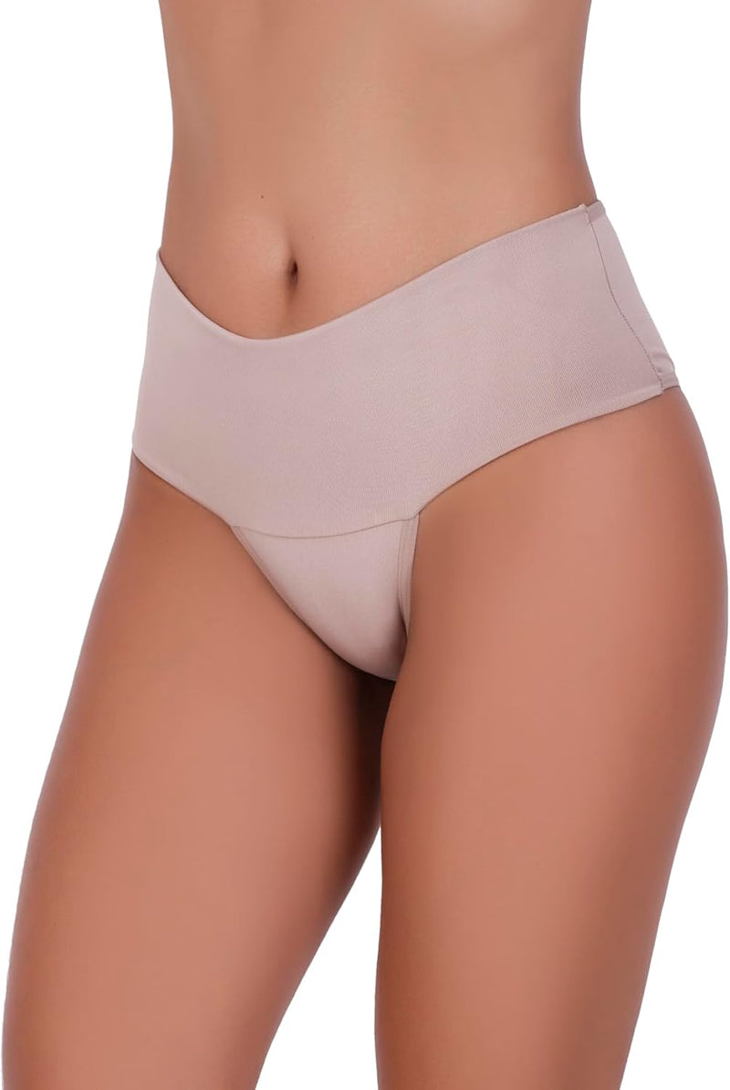 Kit 5 Calcinhas Cintura Alta Compressão Cós Alto Fitness Power Zero Barriga Pala Cós Duplo