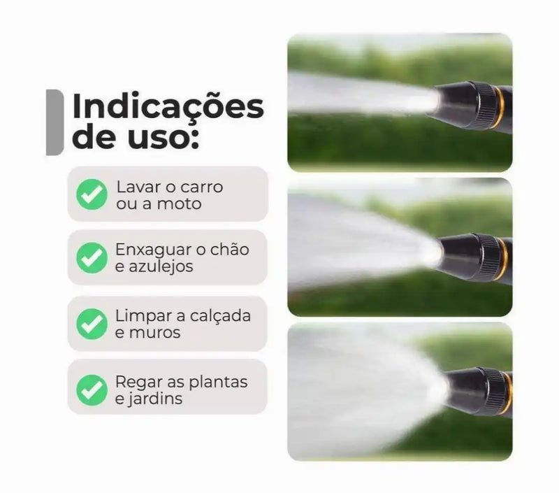 Bico Esguicho de Alta Pressao 3 Em 1