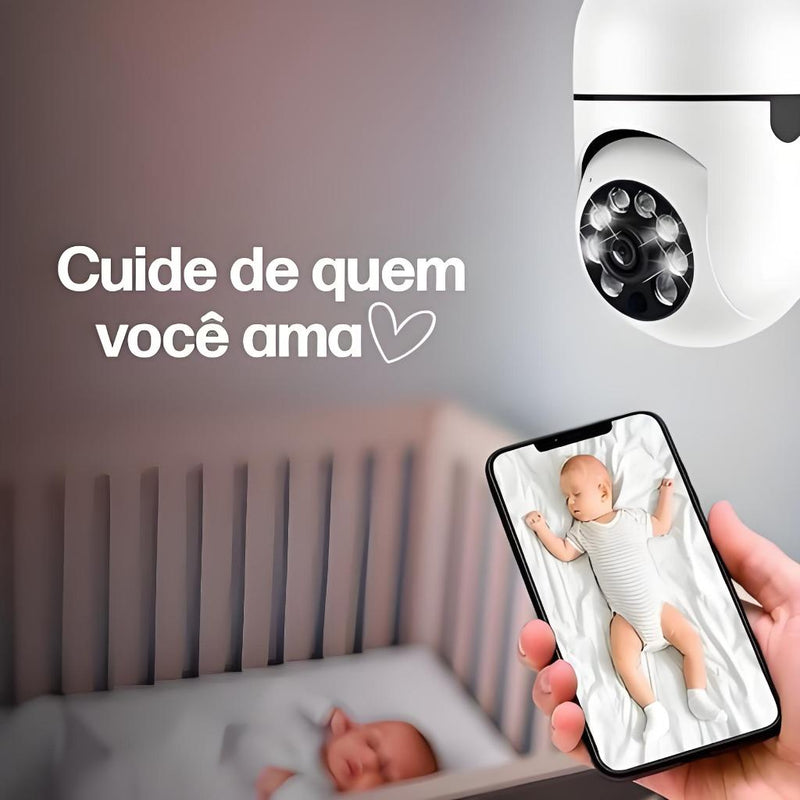 Kit 2 Câmera Segurança a Prova D'água Sem Fio